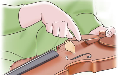 提琴A弦频率